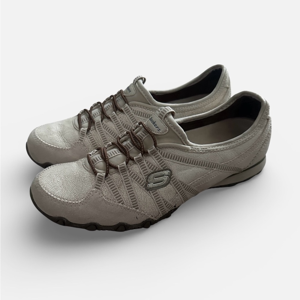 Skechers Bikers Lite Sneakers Slip on Shoes Womens 8.5